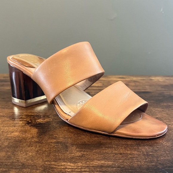 Louise et Cie Shoes - Louise et Cie Lo-Kambi2 Slide Sandals in True Tan Soft Vachetta
